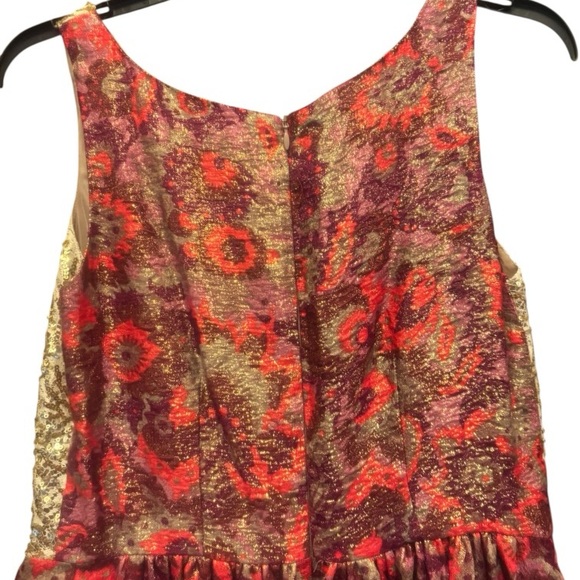 Anthropologie Wren Gold and Red Sleeveless Dress Size Medium (M) - Picture 8 of 11
